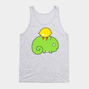 Lemon Chameleon Tank Top